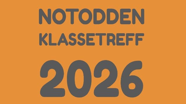 Notodden Klassetreff 2026: 3D, 1981